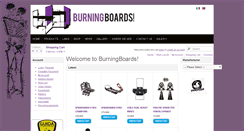 Desktop Screenshot of burningboards.it